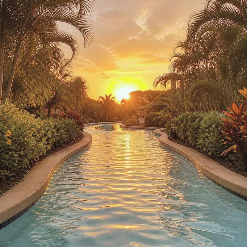 RESORT WITH LAZY RIVER